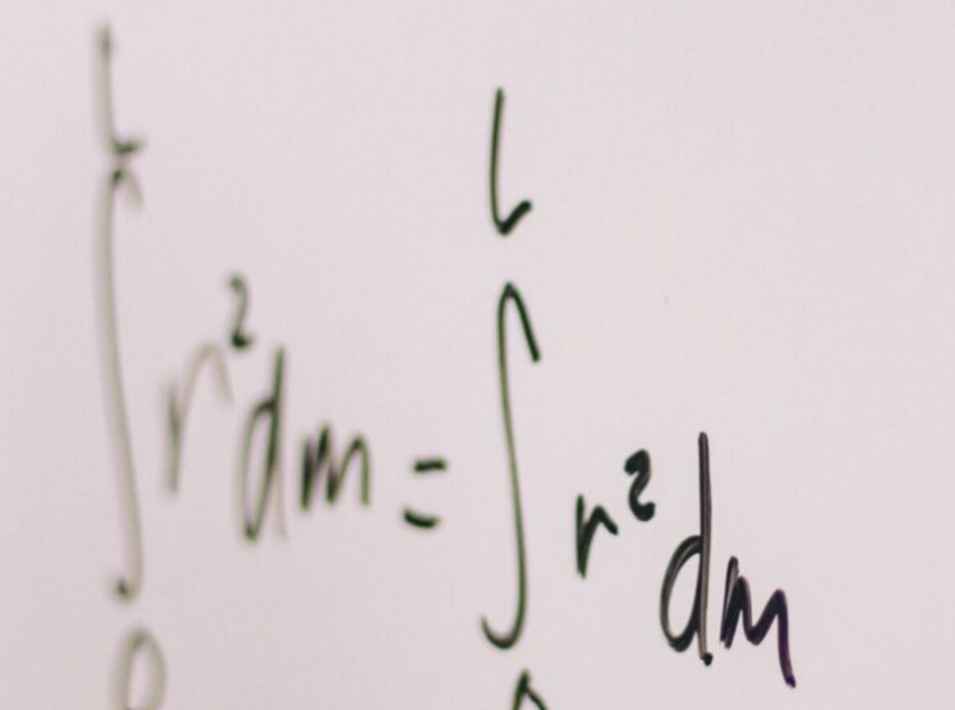 En tavle med mattestykke En tavle med mattestykke